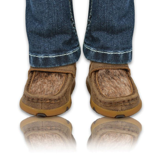 Twisted X Infants Cow Fur Casual Mocs