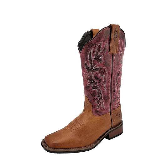Pure Western Women's Tyler Boot - Rust/Oiled Grape
