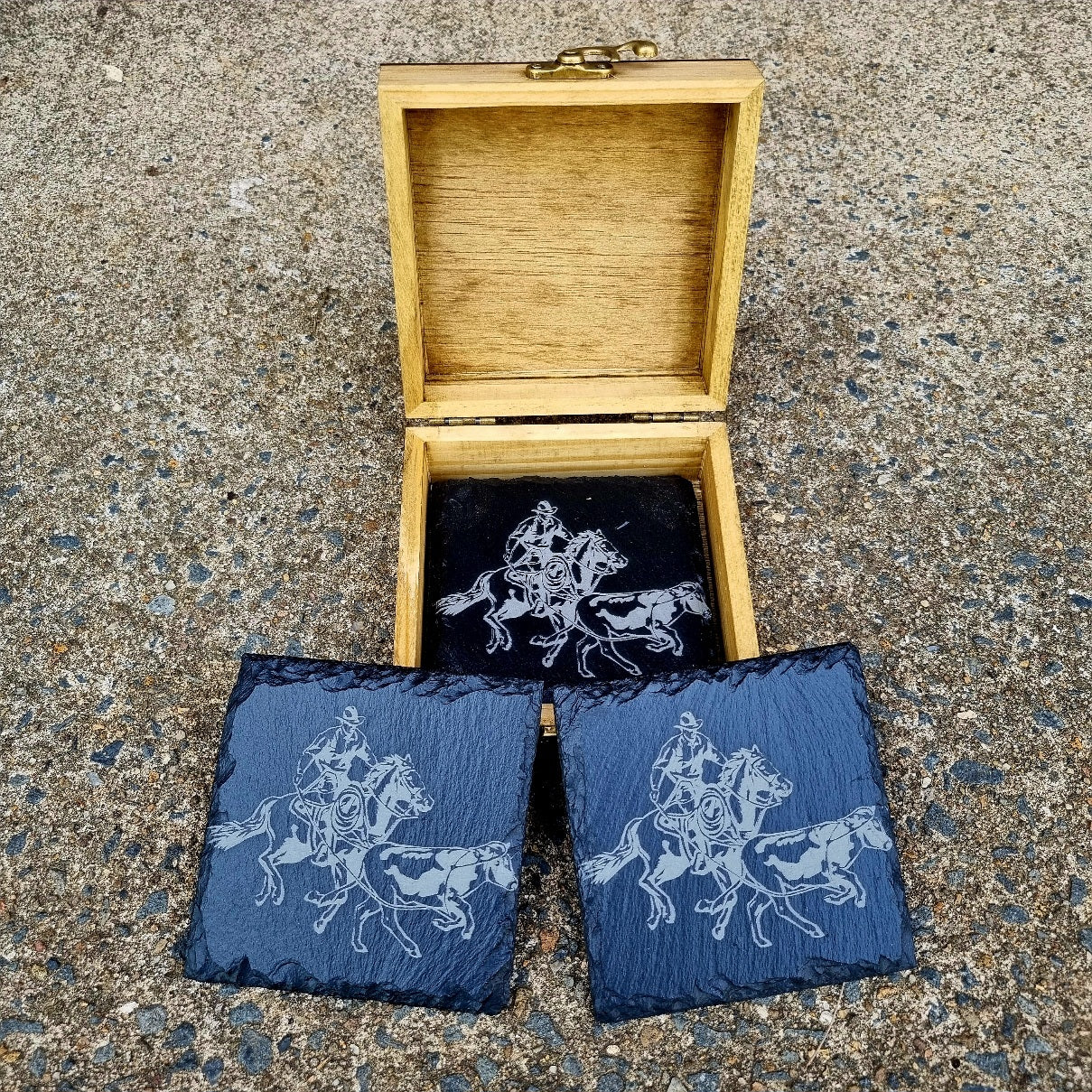 Coasters - Slate - Set Of 4