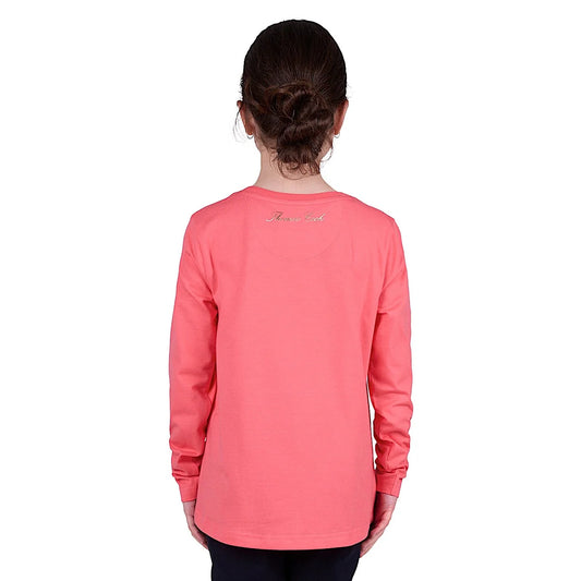 Thomas Cook Girl's Anna Long Sleeve Tee - Coral