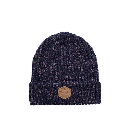 Wrangler Kid's Ghano Beanie - Navy/Pink