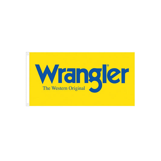 Wrangler Logo Flag