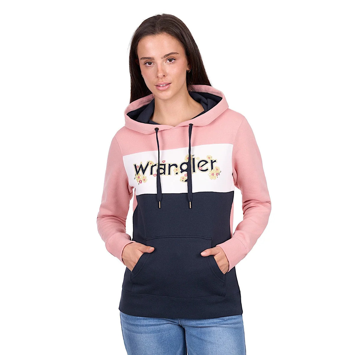 Wrangler Women's Brooke Hoodie - Rose/Navy