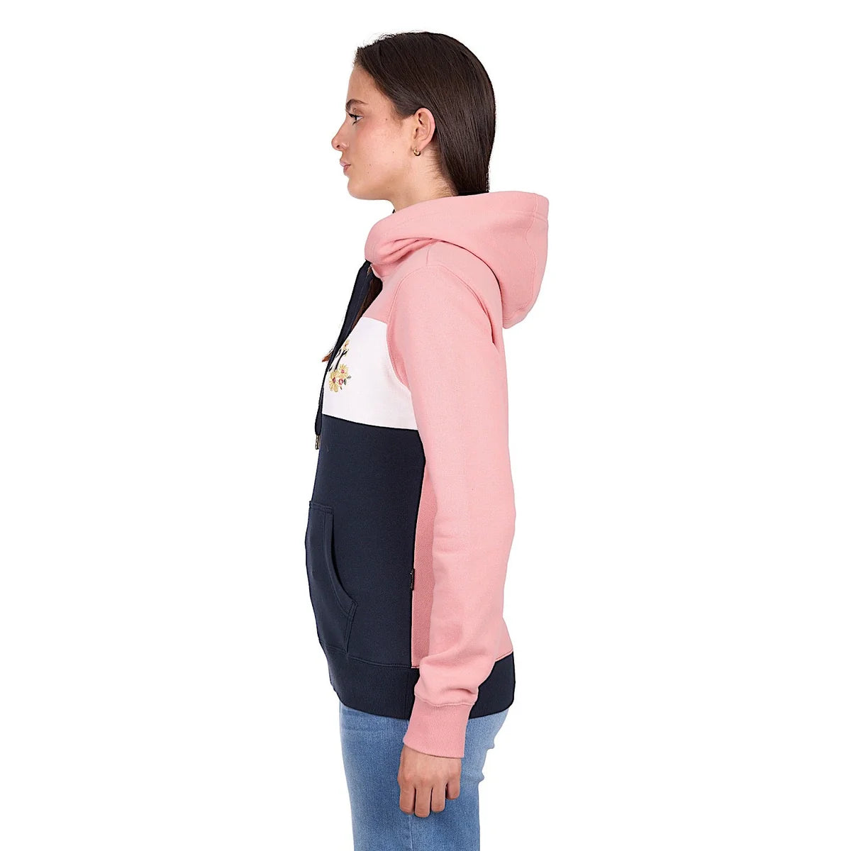 Wrangler Women's Brooke Hoodie - Rose/Navy