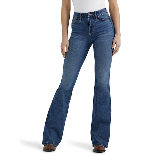 Wrangler Women's High Rise Bespoke Flare Jean - Lily